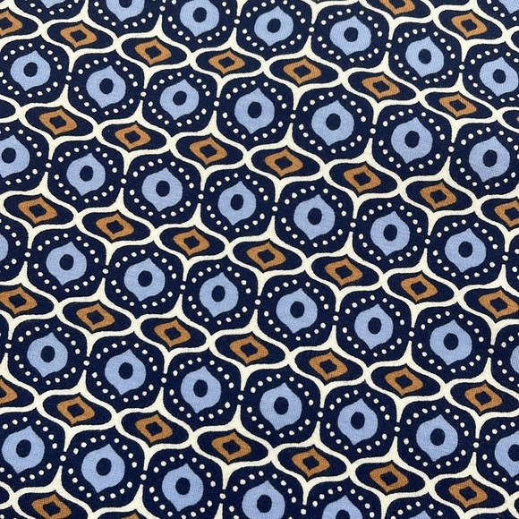 J. McLaughlin Women's Devon Dress Blue Stretch Sleeveless Geometric Size Small - Picture 4 of 8